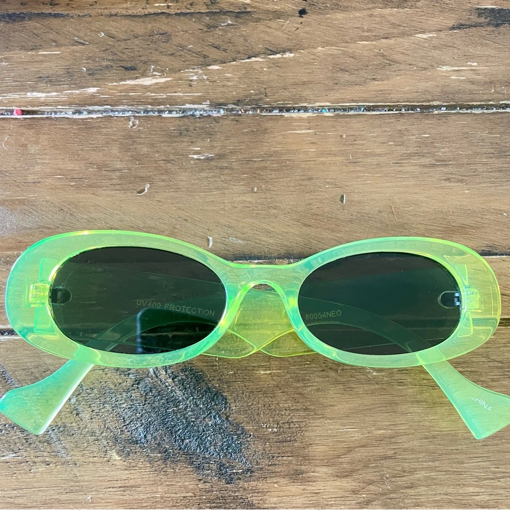 Women’s Retro millennium neon sunglasses